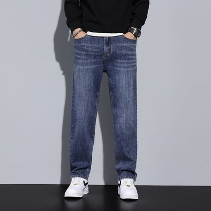 Loose Straight Fit Casual Jeans – All-Day Comfort, Street-Ready Style