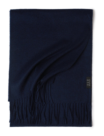 Water Ripple Pure Color Cashmere Warm Scarf