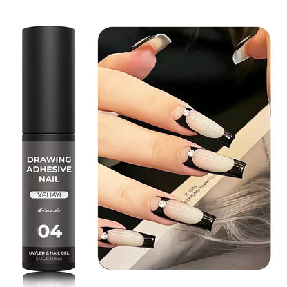 5ml Nail Metal Cable Adhesive Hoy Edge Painted