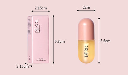 Instant Volume Lip Plumper Oil – Clear, Nourishing, Anti‑Fine‑Line Lip Serum