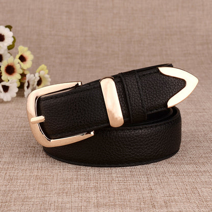 Women's Paint Alloy Buckle Pant Belt
