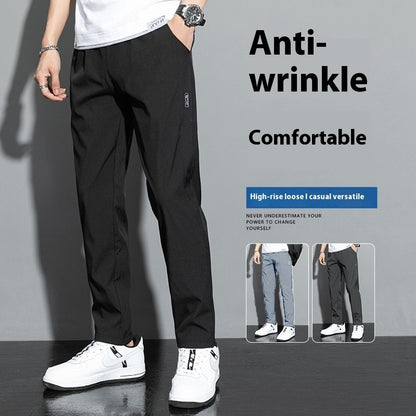Men’s Summer Quick‑Dry Ice Silk Loose Pants – Ultra-Light, Breathable & Semi‑Transparent