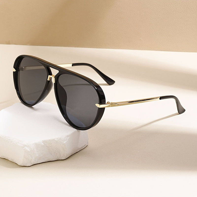 Ladies Semi-metal Simple Color Glasses
