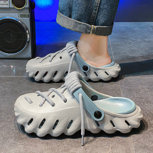Hole Shoes Men's Summer Outdoor Non-slip xShit Feeling Beach Outdoor Sports Driving Dual-use