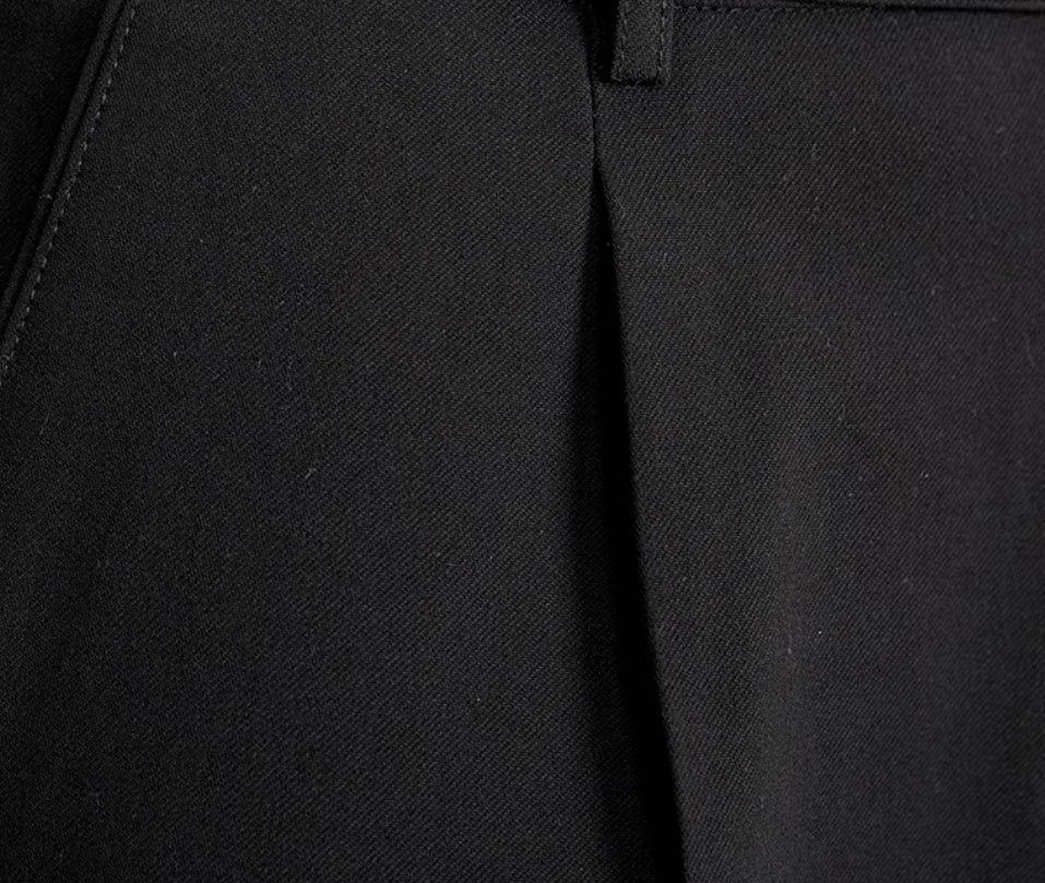 High Waist Baggy Straight Trousers for Men – Gentry Style, Wrinkle-Free Comfort | NYLIXA