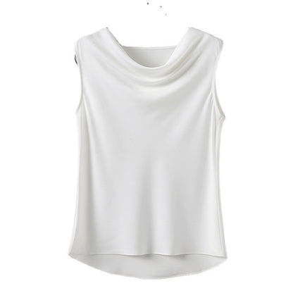 Female High Elastic Satin Hot Girl Sexy Top Base