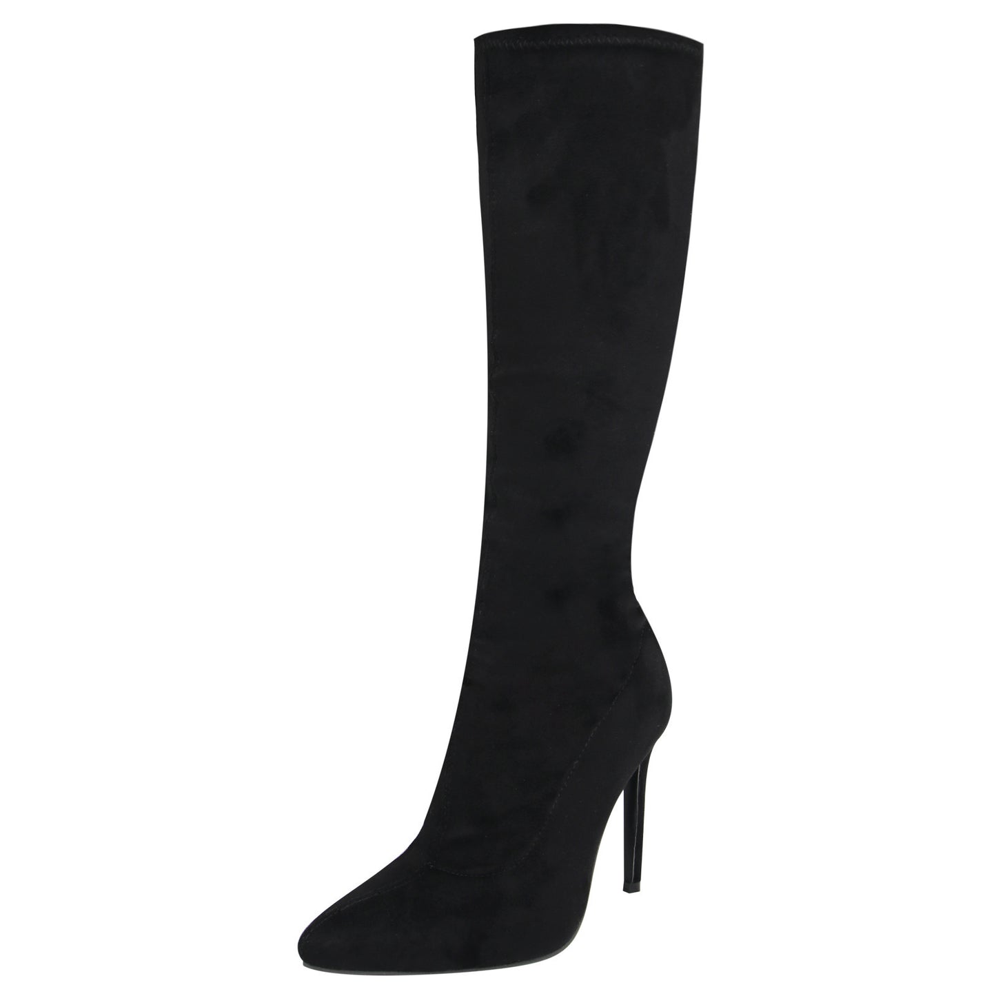 Women's Fashion Suede Stiletto Heel Middle Boots