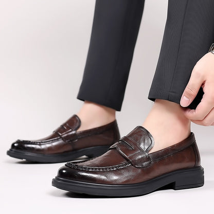 Men’s All-Match Breathable British Casual Leather Shoes
