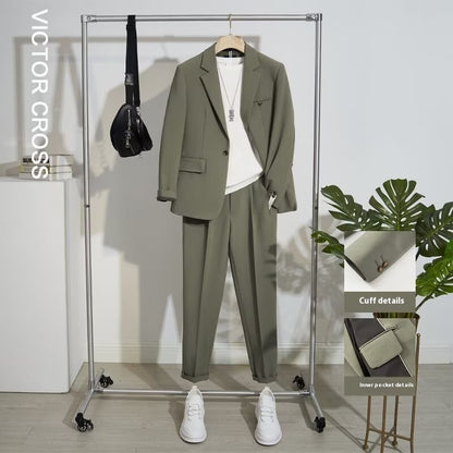 Men’s High-Sense Lightweight Blazer – Spring & Autumn Casual Suit Jacket