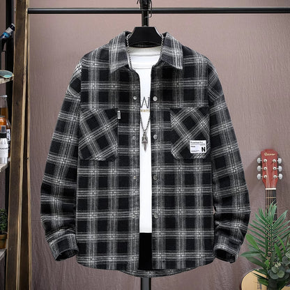 Teen Loose Printed Long-Sleeve Shirt – Bold Youth Graphic Tee