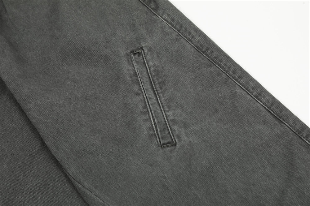 Men’s Loose Fit Tactical Denim Trousers – Rugged Outdoor-Ready Jeans