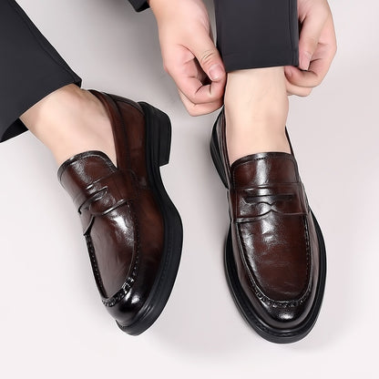 Men’s All-Match Breathable British Casual Leather Shoes