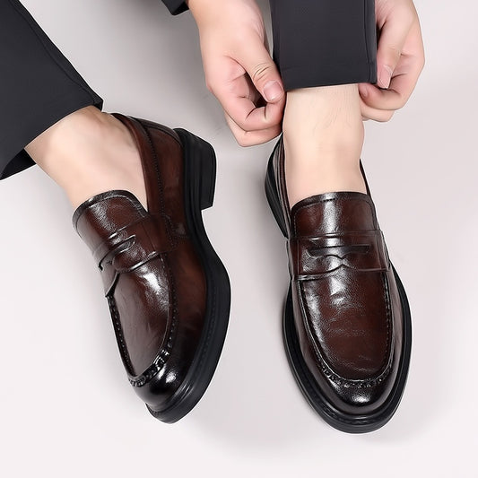 Men’s All-Match Breathable British Casual Leather Shoes