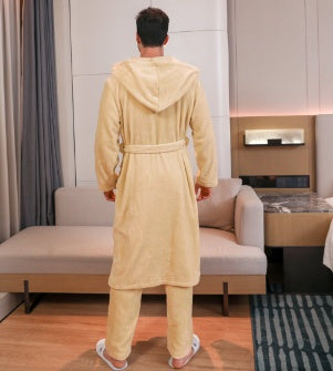 Men's Fibre Velvet Gown Set