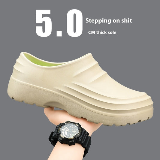 Waterproof Non-Slip Lightweight Platform Work Shoes – All-in-One Outdoor Protection