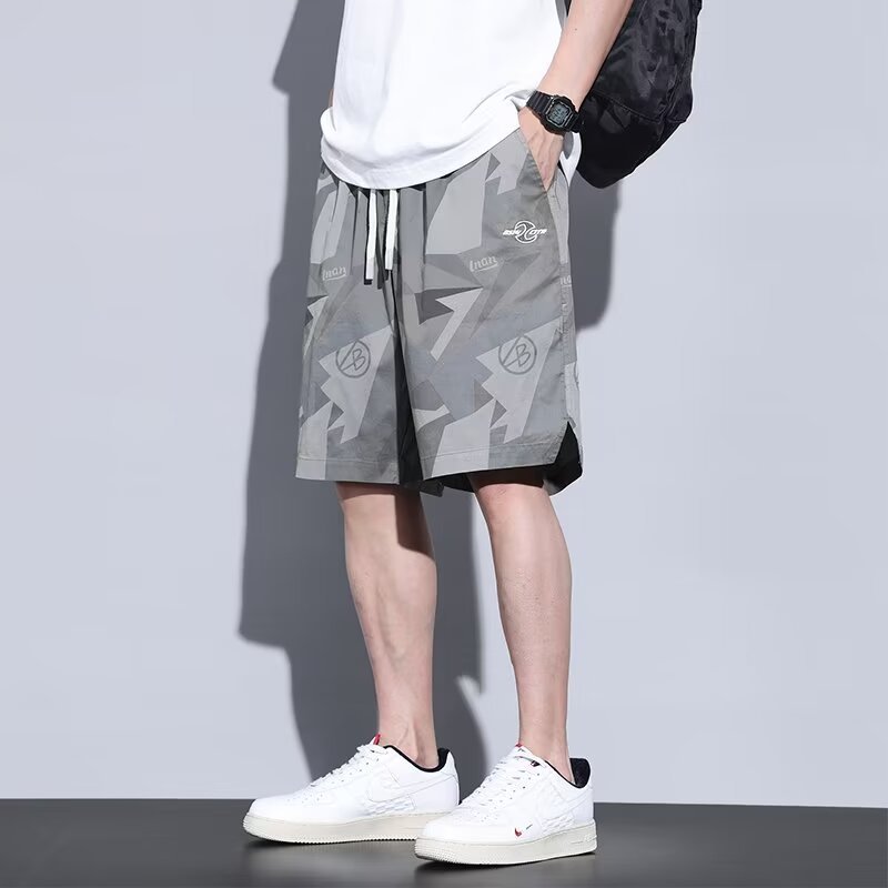 Men's Loose Breathable Quick-drying Camouflage Workwear Shorts