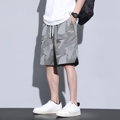 Men's Loose Breathable Quick-drying Camouflage Workwear Shorts