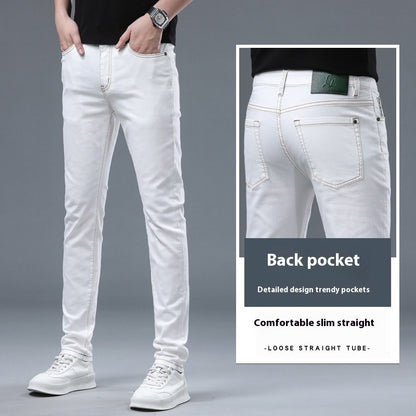 Xintang Nostalgic Washed Jeans – Men’s Vintage Style for Spring/Summer