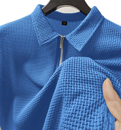 Men’s Stretch Nylon Breathable Casual Top – Lightweight & Flexible Comfort