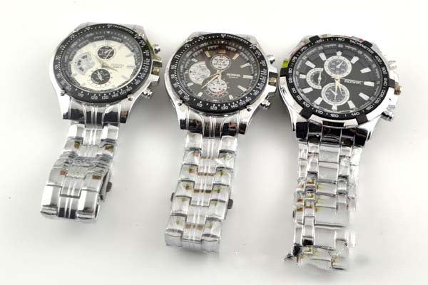 Men’s Sport Style Quartz Watch – Stylish Alloy Strap, Round Dial