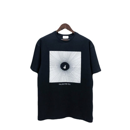 High‑Street Oversized Couple T‑Shirt – Trendy Short‑Sleeve Match wear