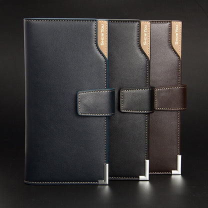 Vertical Buckle Multifunctional Zipper Wallet