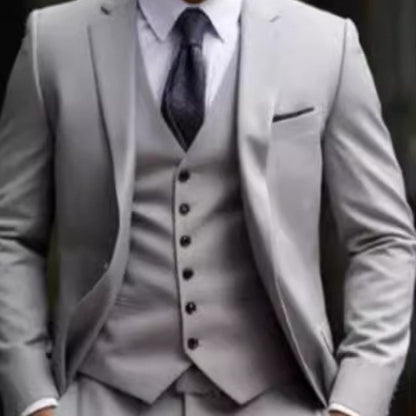 European And American Plus Fat Foreign Trade Plus Size Suit Three-piece Suit
