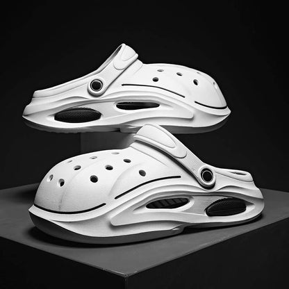 Men’s Soft Leather Indoor Slippers – Non-Slip, Soft-Bottom Comfort