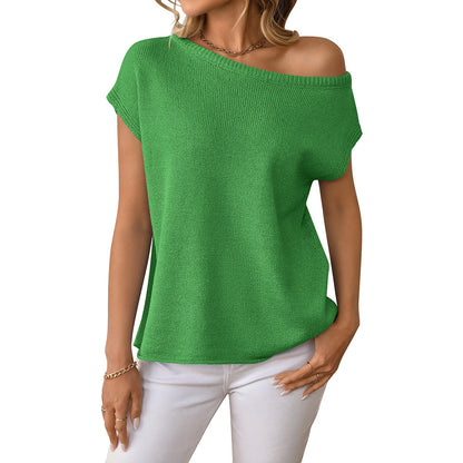 Knitted Y2g Summer Knitwear Sweater Pullover Top