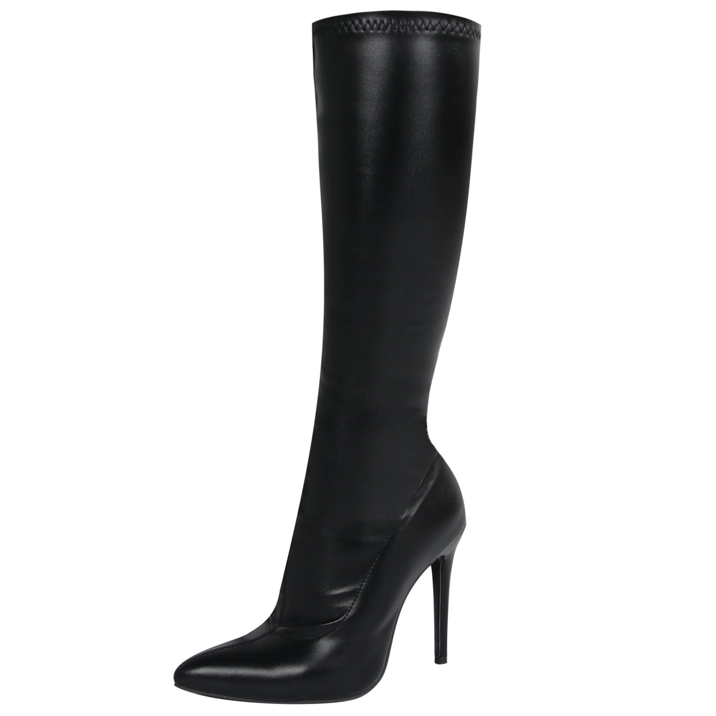 Women's Fashion Suede Stiletto Heel Middle Boots