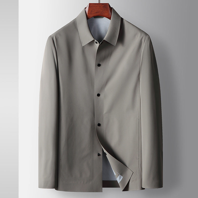 Men’s Business Casual Lightweight Coat – Spring & Summer Thin Layer
