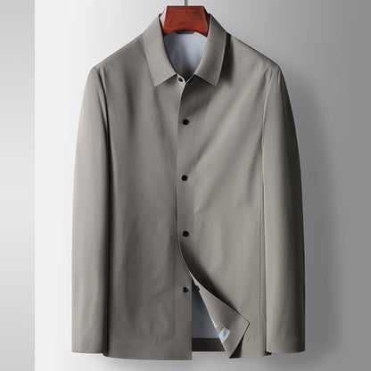 Men’s Business Casual Lightweight Coat – Spring & Summer Thin Layer