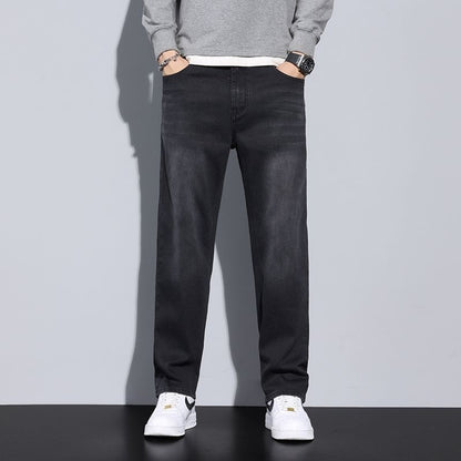 Loose Straight Fit Casual Jeans – All-Day Comfort, Street-Ready Style