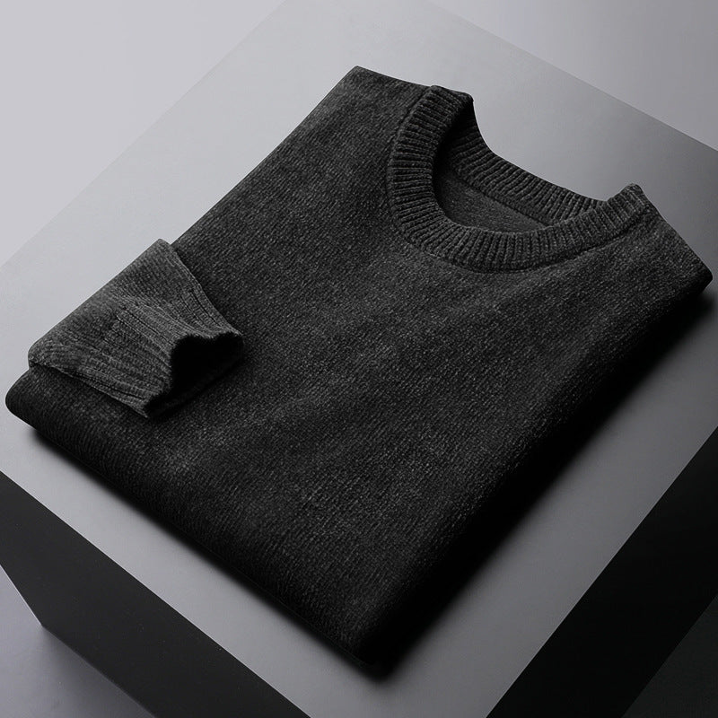 Long Sleeve Sweater Men's Autumn And Winter Thermal Head Cover Half Turtleneck