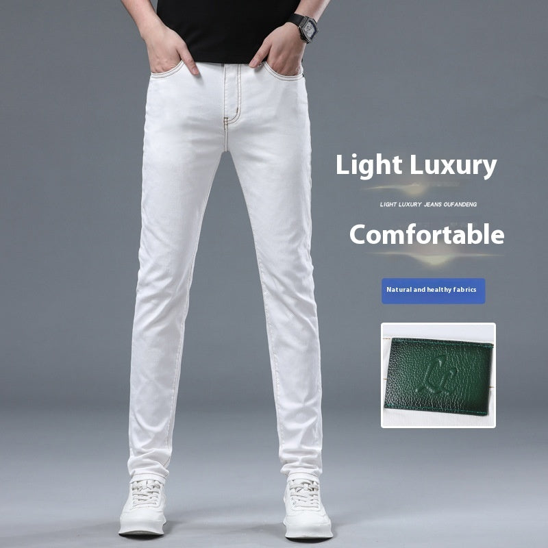 Xintang Nostalgic Washed Jeans – Men’s Vintage Style for Spring/Summer