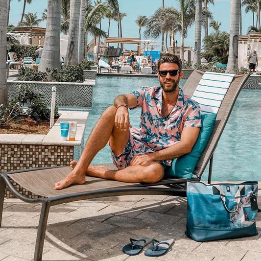 Men's Floral Print Co-ord Set – Summer Beach Shirt & Shorts Outfit, Vacation Style