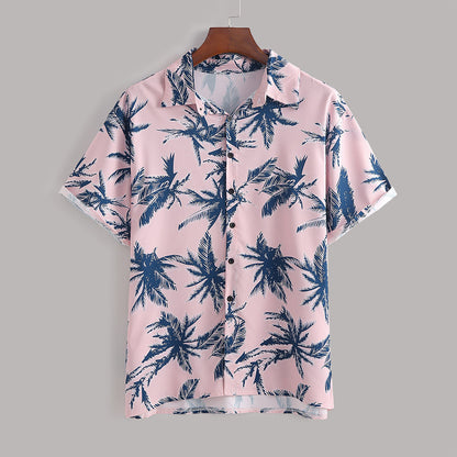 Men's Floral Print Co-ord Set – Summer Beach Shirt & Shorts Outfit, Vacation Style