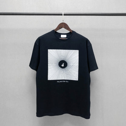 High‑Street Oversized Couple T‑Shirt – Trendy Short‑Sleeve Match wear
