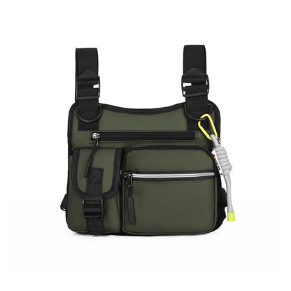 Workwear Functional Vest Chest Bag Reflective