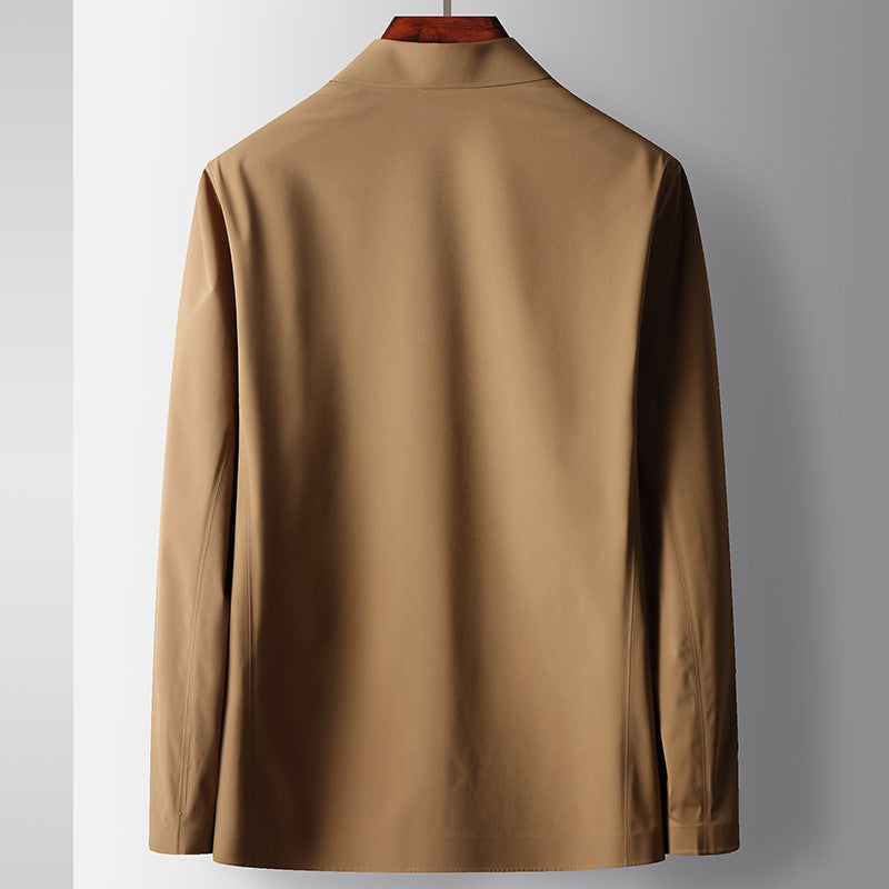 Men’s Business Casual Lightweight Coat – Spring & Summer Thin Layer