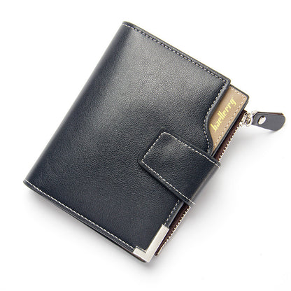 Vertical Buckle Multifunctional Zipper Wallet