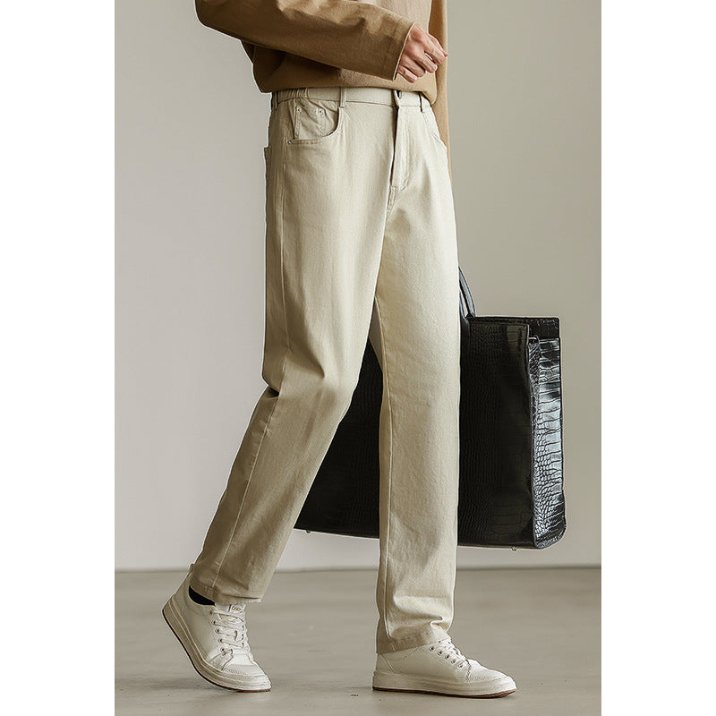 Men's American-Style Heavy Stretch Jeans – Rugged Fit, Premium Comfort