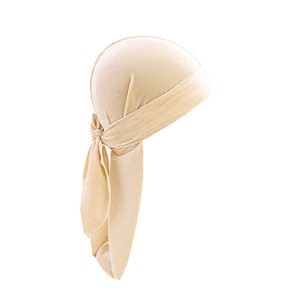 European And American Popular Korean Velvet Long Tail Pirate Hat