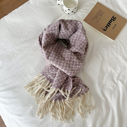 Tassle Fashion Pattern Women's Neck Warmer