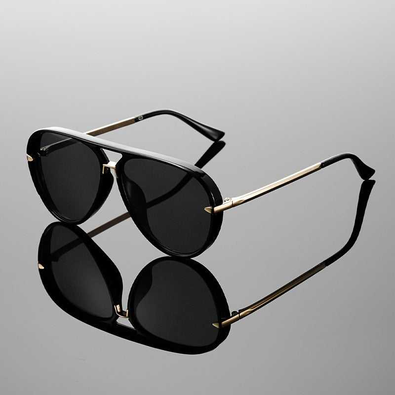 Ladies Semi-metal Simple Color Glasses