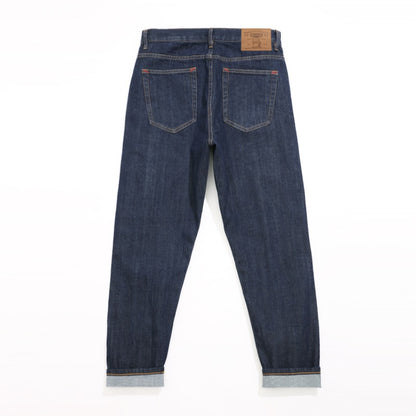 Dark Blue Loose-Fit Casual Jeans – Autumn Streetwear Style for Men