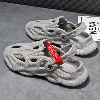 Men’s Coconut Hole Shoes – Dual-Use Indoor/Outdoor Breathable Sandals