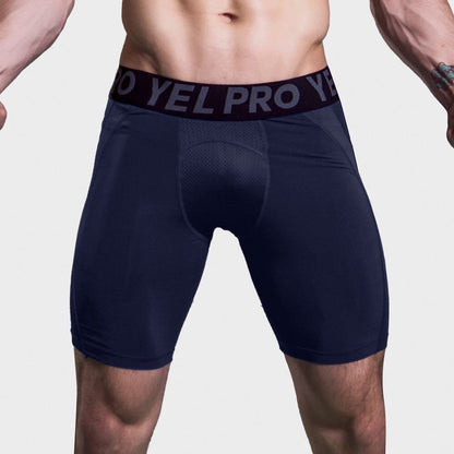 Sports Running Stretch Quick-drying Mesh Breathable Tight Shorts