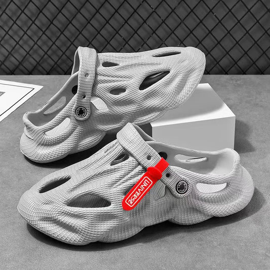 Men’s Coconut Hole Shoes – Dual-Use Indoor/Outdoor Breathable Sandals