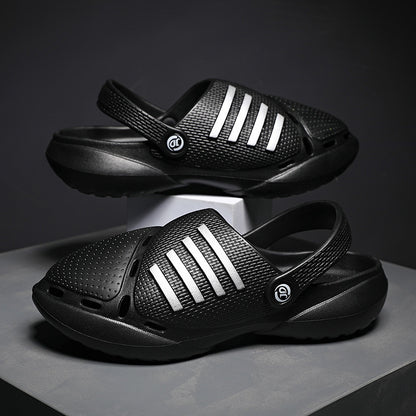 Men’s Thick-Soled Non-Slip Beach Shoes – Durable Summer Water Slides
